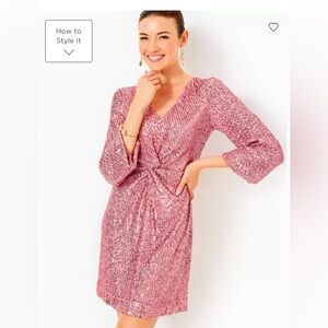 Lilly Pulitzer Estrella Sequin Dress - Size 6 NWT